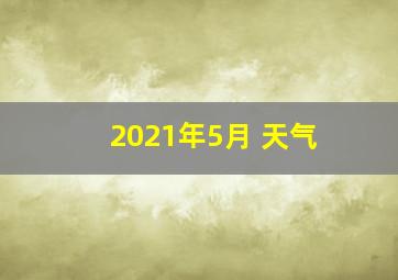 2021年5月 天气